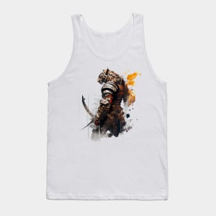 Golden Tiger Warrior Tank Top